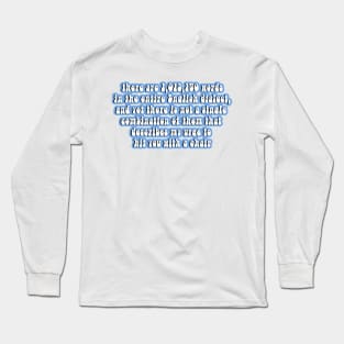 Hit You With A Chair Long Sleeve T-Shirt